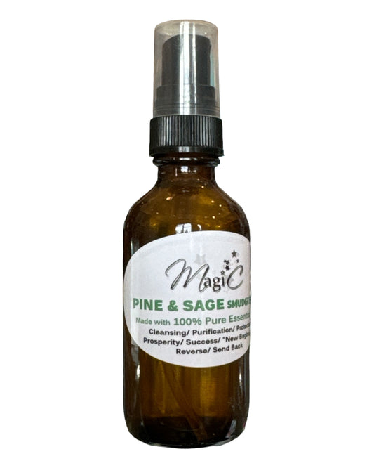 Pine & Sage Smudge Spray (Reverse/ Send Back/ Purification/ Prosperity)