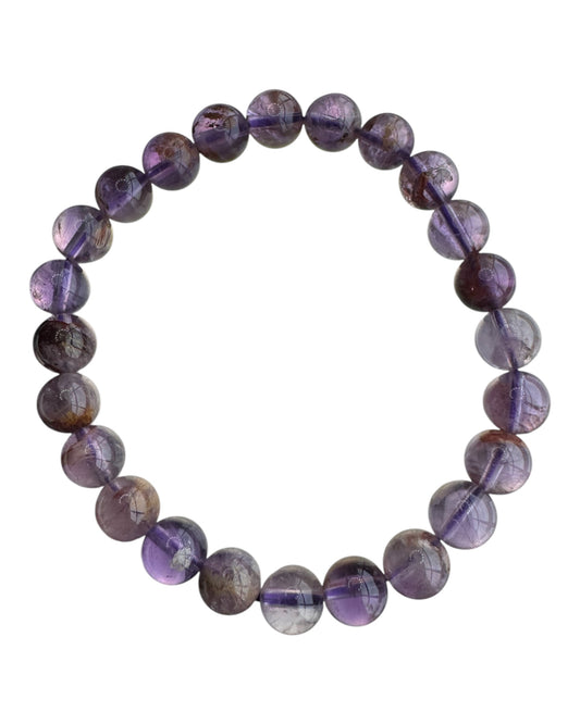 8mm round Super 7 (Sacred Seven or Melody Stone) bracelet