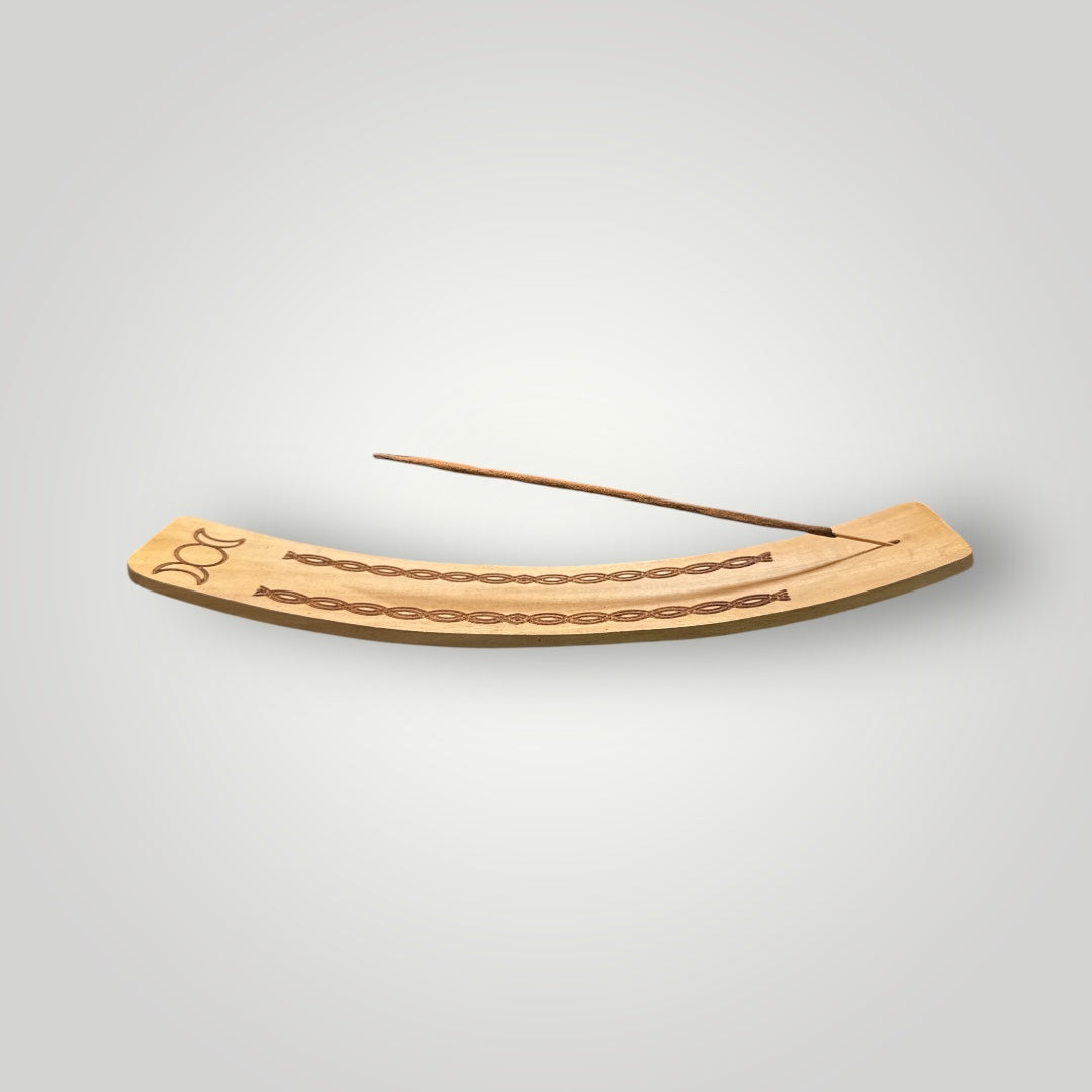 Incense stick holder - Crescent moon